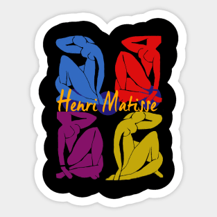 Homage to Matisse Sticker